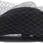 Wool Felt Vintage Beret Wedding Top Hats for Women Elegant Church Fedoras with Veil Ladies Cap Autumn Winter