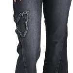 Women  Flare Jeans Butterfly Jeans  Clothes Distressed Vintage Bell Bottom Low Rise Jeans