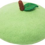 Handmade Cute Apple Beret Vintage Artist Painter Hat Women Wool Cap Warm Winter Love Gift