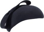 Teardrop Women Wool Felt Fascinator Hat Bow Tam Beret Casque - Image 2