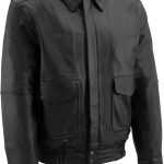 mens -black Leather Jacket