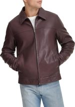 mens  Men's Classic Faux Leather Jacket