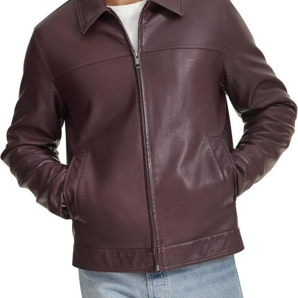 mens  Men's Classic Faux Leather Jacket