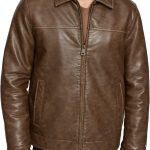 mens  Men's Classic Faux Leather Jacket